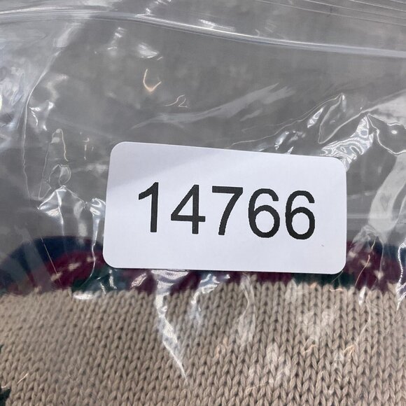 Roundtree & Yorke Sweater Men 2XLarge Blue Red Argyle Golfer Hand Intarsia VTG - Picture 9 of 9